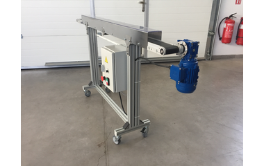 Конвейер със закрита работна част (РС) и регулиране на скоростта