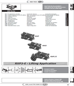 Редуктори за асансьори серия RXP-E 800