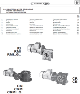 Червячни редуктори серия RMI
